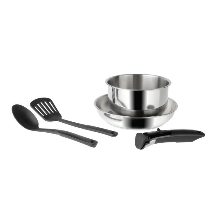 Sitram Cookware SITRAMOVIBLE ARPEGE SS cookware set 1 non-stick frypan Ø 24 cm H 4.5 cm ...