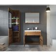 Meuble de salle de bain Rio 60x35 cm - Wotan - Ensemble salle de bain + miroir + meuble colonne-2