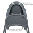 BEBECONFORT Meely Chaise haute bébé 2 en 1, évolutive en petite chaise, De 6 mois à 3 ans (15kg), Dark grey-2