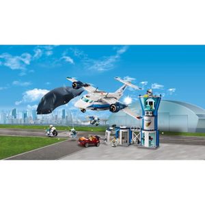 ASSEMBLAGE CONSTRUCTION LEGO® City 60210 La base aérienne de la police-Jeu ASSEMBLAGE CONSTRUCTION LEGO® City 60210 La base aérienne de la police-Jeu