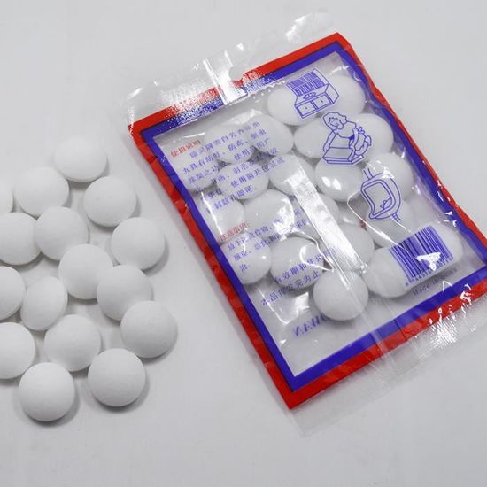 7 packs Boules De Naphtaline blanc camphre pilule mites pest insecticide  naturelle organique toilettes armoire déodorant WFR - Cdiscount Au quotidien