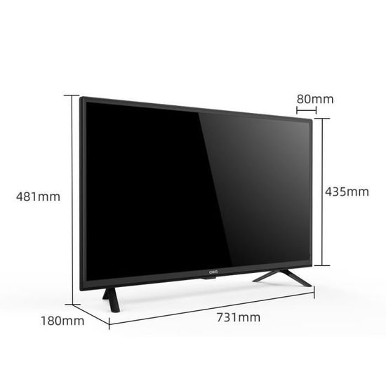 Téléviseur LED CHiQ L32G5W, 80 cm (32 pouces), lecture Blu-Ray par USB,  Dolby Audio, TUNER (DVB-T/T2/C/S/S2), HDMI/USB/CI/RF - Cdiscount TV Son  Photo