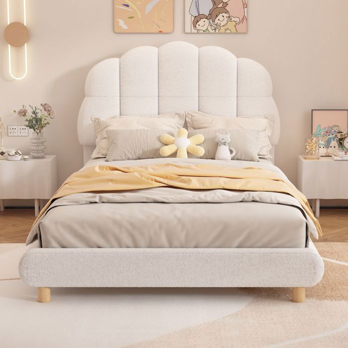 Tête De Lit Capitonnée Géante 5 Pieds – Rose Doux – Taille King Size – Moderne