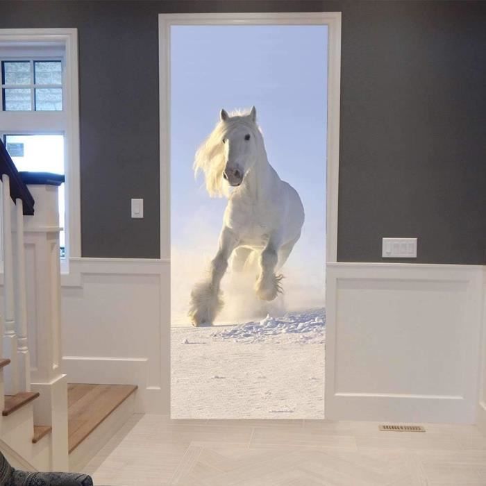Sticker Porte Trompe-l'œil Cinéma 80x200cm - Vinyle Autocollant, Facile à Poser Et Retirer, Décoration Salon Ou Chambre - 10