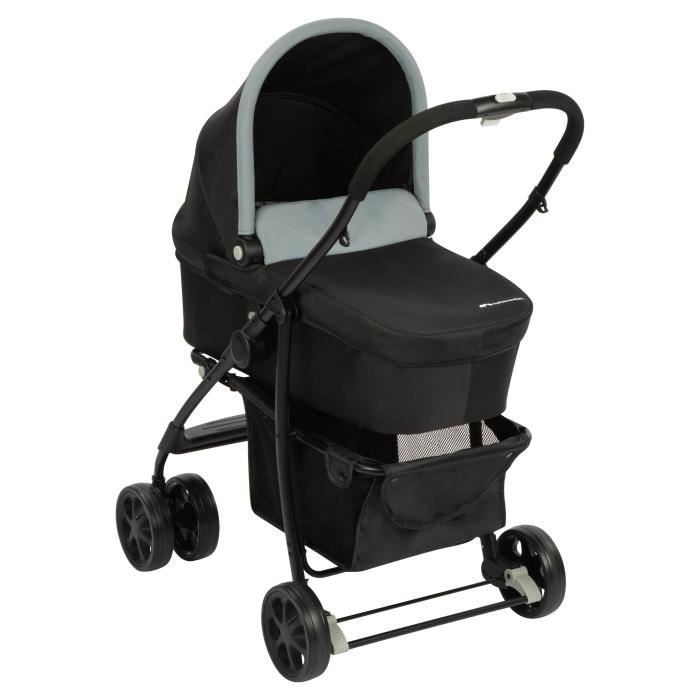 BEBECONFORT Poussette 3 en 1 Roadeo, Pack poussette+Cosi+nacelle, 4 roues,  Shadow Block, de la naissance à 4 ans (jusqu'à 22 kg) - Cdiscount  Puériculture & Eveil bébé