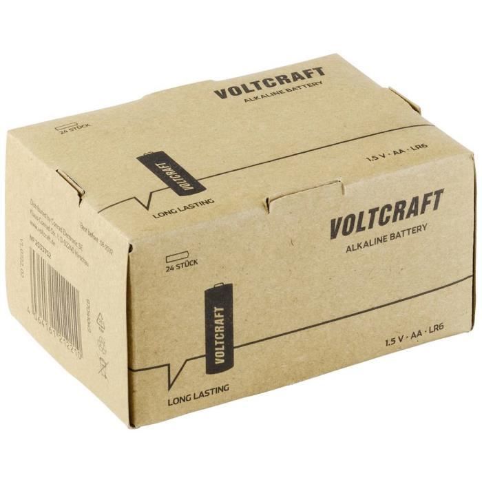 VOLTCRAFT Industrial LR6 Pile LR6 (AA) alcaline(s) 3000 mAh 1.5 V