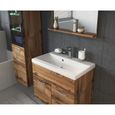 Meuble de salle de bain Rio 60x35 cm - Wotan - Ensemble salle de bain + miroir + meuble colonne-3