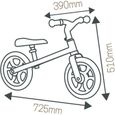 Draisienne - SMOBY - First Bike - Ultra légère - Réglable - Mixte-3