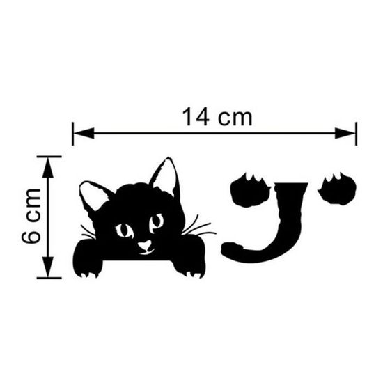 Chambre de p/épini/ère nouveau chat stickers muraux interrupteur de lumi/ère d/écor d/écalcomanies Art mural b/éb/é chambre de b/éb/é chambre d/écoration de la maison d/écor /à la mais