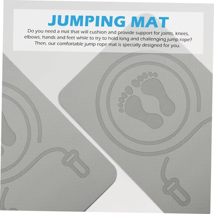 Tapis De Saut à La Corde - Diamètre 60cm, Épaisseur 6 Ou 8mm - Antidérapant, Absorbant Les Chocs - Pour Yoga, Fitness