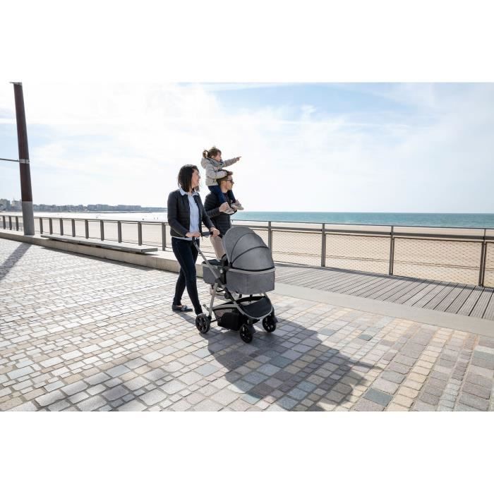 Silla de Paseo 2 en 1 Hello Pram Bébé Confort Black Chic