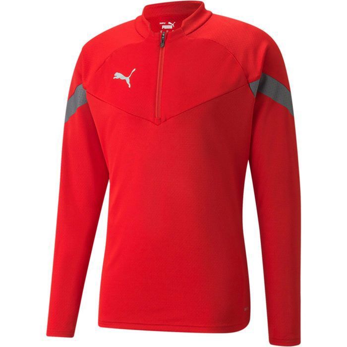 Pull Puma Teamfinal rouge gris fonce M