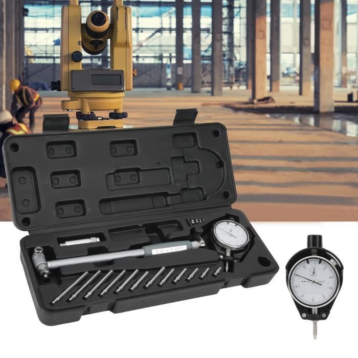 Jauge D'alésage à Cadran 50-160 Mm Indicateur De Diamètre Kit D'outils