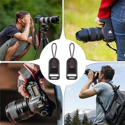 Kit Sangles Rapides Pour Appareil Photo - Lot De 5 Avec Boucles, Pour DSLR Et DSLM, Charge Jusqu'à 12 Kg, 5 Couleurs