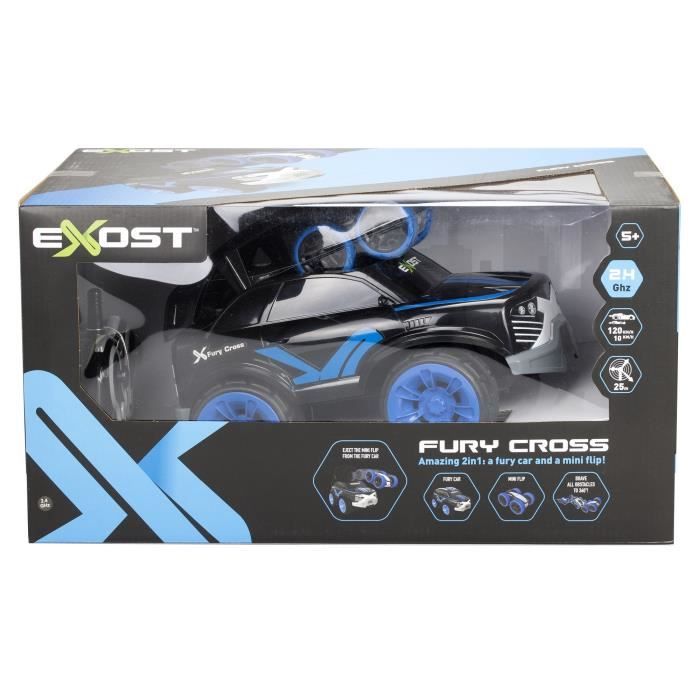 Figurines Vehicules Telecommande Exost 20210 Voiture Telecommandee fury Cross 24 Ghz echelle 1 12 20210 Multicolore 29cm Cdiscount Jeux Jouets
