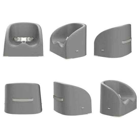 Réhausseur Bébé Bebeconfort Essential - Pour Enfant 6 Mois à 3 Ans (15kg) - Gris Chaud