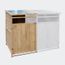 Cache Poubelle Annexe Bois 240l Rangement De Jardin Abri Pour