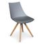 Lot De 4 Chaises Scandinaves Rona Gris Assise Gris Achat