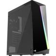 AEROCOOL BOITIER PC Shard - Moyen Tour - Noir - Porte latéral transparente acrylique - Format ATX (ACCM-PV14012.11)-0