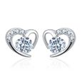 boucles d&#39;oreilles en argent Sterling 925 pour femmes, bijoux, haute qualité, en cristal CZ, accessoires à clous, no*SD7227-0
