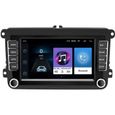 CAMECHO Android Radio de Voiture pour VW Navigation GPS 7 Pouces à écran Tactile HD Récepteur Bluetooth AM FM pour Passat Golf-0