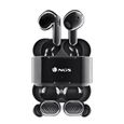 NGS ARTICA DUO BLACK - Deux Paires d'Écouteurs sans Fil Compatibles avec True Wireless Stereo et Bluetooth 5.1, Couleur Noir-0