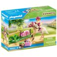 PLAYMOBIL - 70521 - Cavalière avec poney beige - Playmobil Country - 29 pièces - Enfant-0