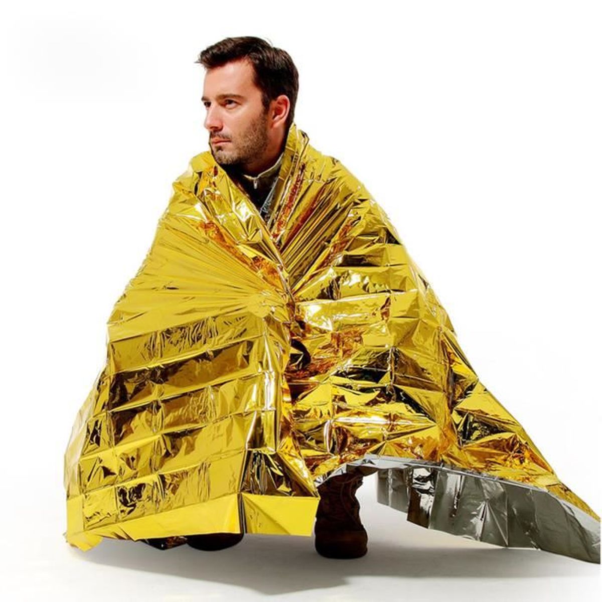 Couvertures De Survie Thermiques – Lot De 6 (210 X 160 Cm) – Réfléchit 90 % De La Chaleur Corporelle – Ultra Légères (56 G) – Pour Randonnée, Camping, Urgence - 11