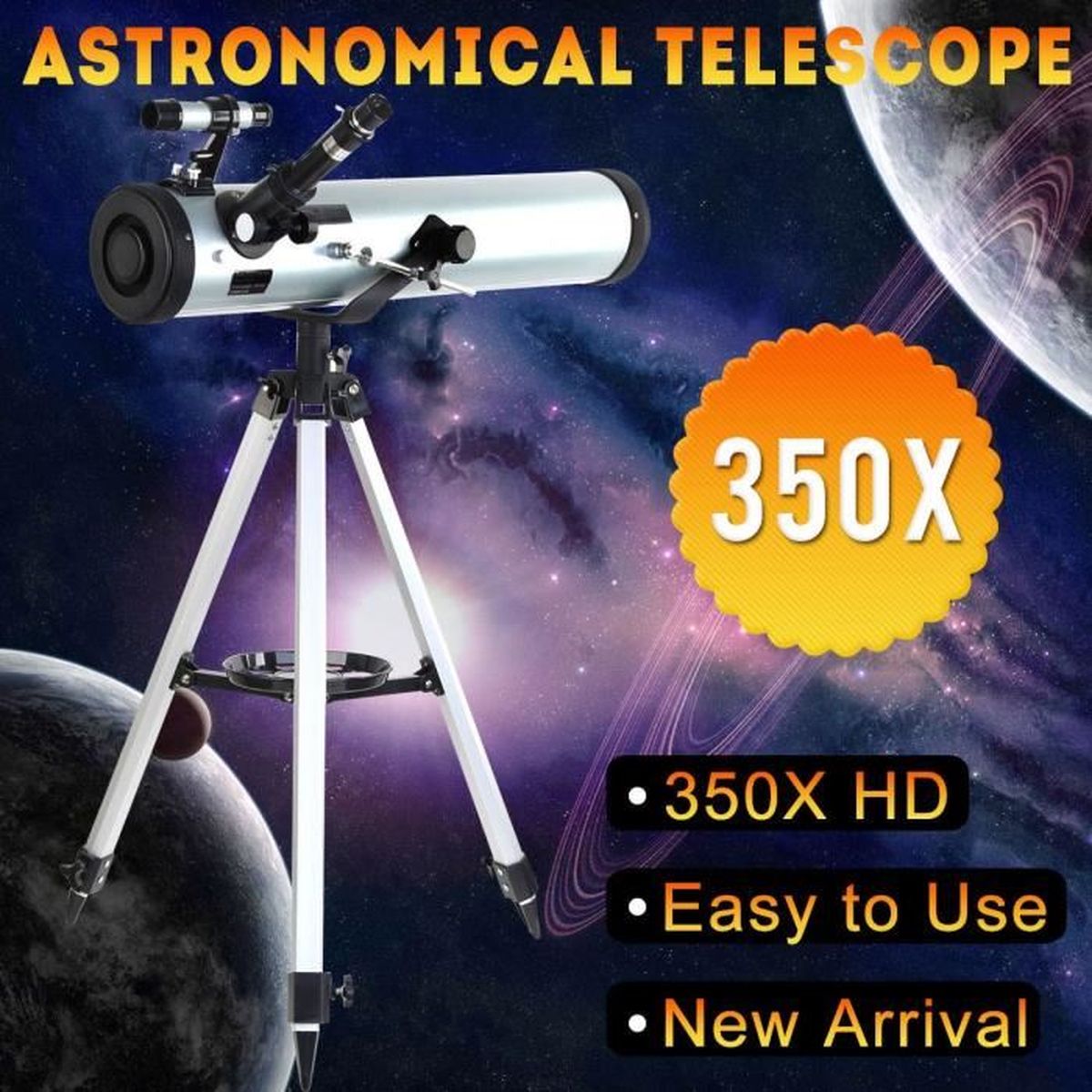 Télescope éducatif Pour Enfants – 3 Sections, Grossissement élevé, Portable – Découverte Astronomique Et Scientifique - 6