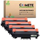 COMETE CONSOMMABLE TN2420 - 4 Toners Compatibles pour Brother TN-2420 - pour Toner Brother TN2420 HL-L2310D