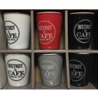 FOMAX Tasse à café - JJA - Bistrot - 11 cl - Céramique - 6 pièces - Micro-ondable