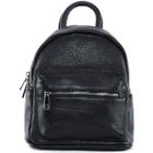 Sac à Dos en cuir femme - OH MY BAG - Modèle Kyoto (petit modèle) noir - Compatible A4 - Cuir - Dos