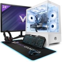 Vibox V-156 PC Gamer - 24" Écran Pack - AMD Ryzen 5 4500 4.1GHz - GTX 1650 4Go - 16Go RAM - 1To SSD - Win11 - WiFi
