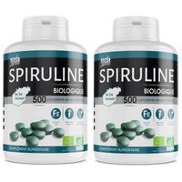 500 comprimés de 2 piluliers de Spiruline Bio