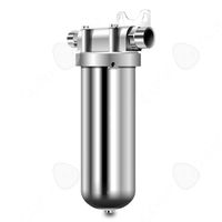CONFO® Pré-filtre Purificateur d'eau domestique en acier inoxydable Robinet Purificateur d'eau central à grand débit pour toute la m