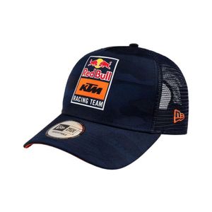 Casquette Trucker New Era 9FORTY E-Frame Racing Bulls - Rouge Foncé, Logo VCARB, Dos Mesh, Réglable