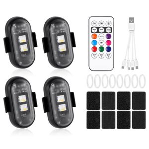 Mocoli Jeu Lumières Stroboscopiques à LED, 4PCS Drone Stroboscopique