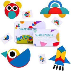 PUZZLE Smartgames Tangram Enfant, 36 Jouets Montessori Pu