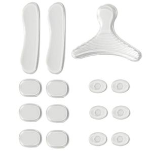 SUPVOX Coussin Talon Coussin Grips Doublures Inserts Chaussure De Remplissage De Chaussure Talon Trop Grand Pour Les Femmes Lady 3 Set Kaki