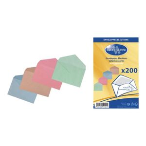 POLLEN Enveloppes - 140 x 140 mm - Rose Fuchsia Lot de 20