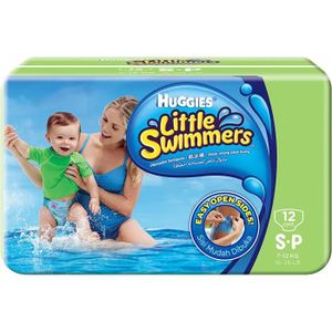 Couche de piscine jetable HUGGIES Little Swimmers, taille 5-6, lot