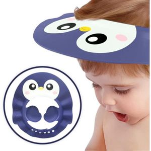Bonnet De Douche Bébé Réglable Couronne - Protège Yeux Et Oreilles Du Shampooing, Facile à Ajuster, TPE Doux