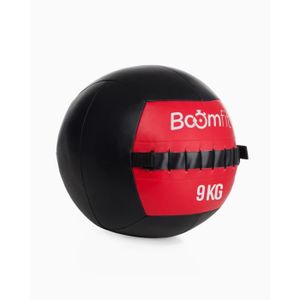 MEDECINE BALL Médecine Ball - BOOMFIT - Wall Ball 10kg - Noir - Adulte - Intensif - Crosstrainning