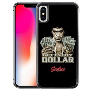 COQUE - BUMPER Coque iPhone XR Scarface Get every dollars