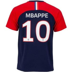 MAILLOT DE FOOTBALL - T-SHIRT DE FOOTBALL - POLO DE FOOTBALL T-shirt Mbappé FFF - Collection officielle EQUIPE 
