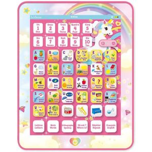 BEST LEARNING INNO Pad- Tablette éducative pour Apprendre l'alphabet, Les  Chiffres, Les Couleurs, Les Formes, Les Animaux, Le Temps pour Enfants de 2