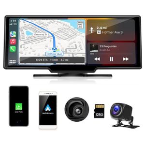 ÉCRAN DE COMMANDE Autoradio Bluetooth PRUMYA 10.26 pouce multimédia sans fil CarPlay Android Mirroring Car DVR Recorder Dashboard pour Nissan Toyota
