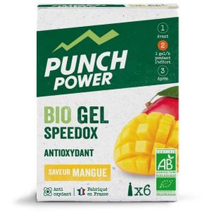 GEL ÉNERGÉTIQUE PUNCH POWER Speedox Mangue - Boîte 6 gels