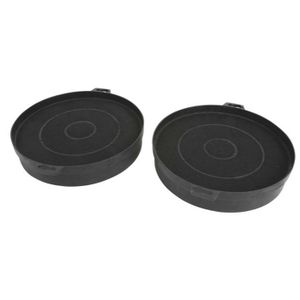 Filtre à Charbon Pour Hotte Aspirante 19cm - Rond, Noir - Compatible Avec Plusieurs Modèles