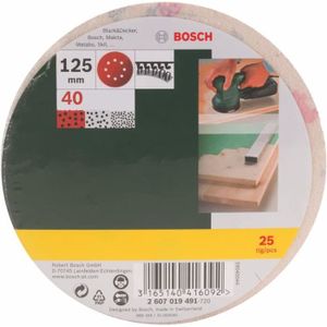 PONCEUSE - POLISSEUSE Bosch Accessories 2607019491 Lot de feuilles abras